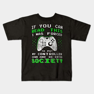 Teen  If You Can Read This Video Game Kids T-Shirt